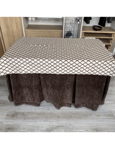 Ropa Doble Grueso Chocolate con... Ropa Doble Grueso Chocolate con...