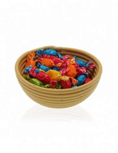 CESTA REDONDA MOSTAZA M