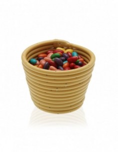 CESTA REDONDA MOSTAZA S 2