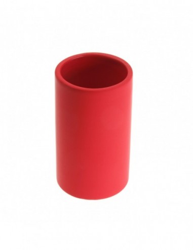 VASO ACABADO GOMOSO ROJO
