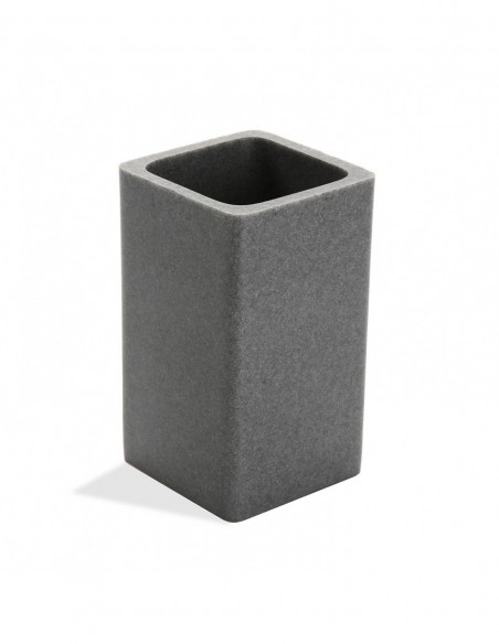 VASO PARA CEPILLOS GRIS ARENA