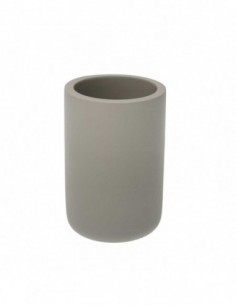 VASO CEPILLOS POLIRESINA GRIS