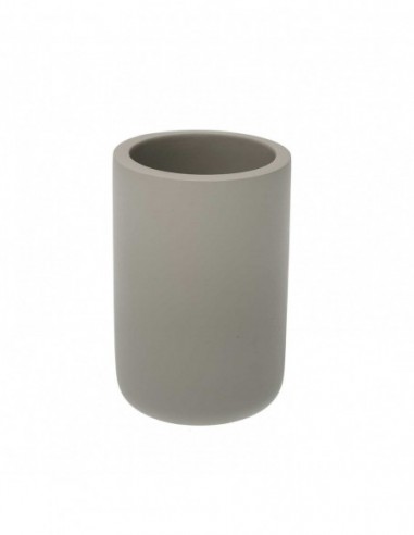VASO CEPILLOS POLIRESINA GRIS