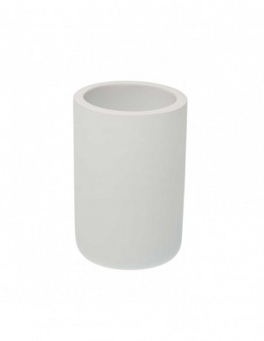 VASO CEPILLOS POLIRESINA BLANC