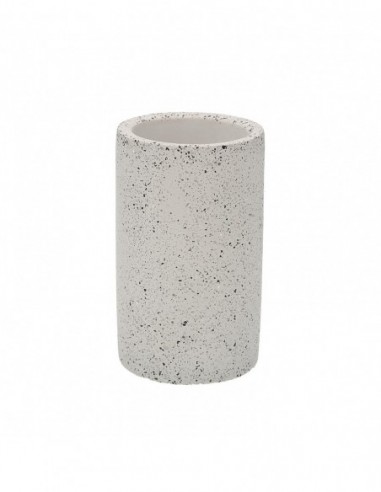 VASO DE BAÑO CEMENTO BLANCO