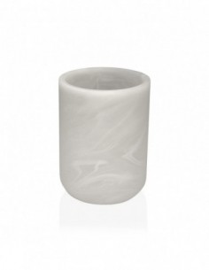 VASO CEPILLOS BLANCO