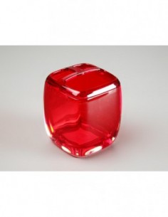 PORTACEPILLOS ACRIL.TRANS ROJO