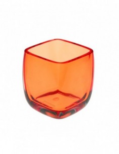 VASO.ACRIL.TRANSP NARANJA
