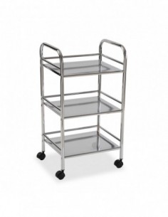 CARRITO BAÑO 3 BALDAS METAL