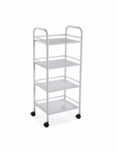 CARRITO BAÑO 4 BALDAS METAL