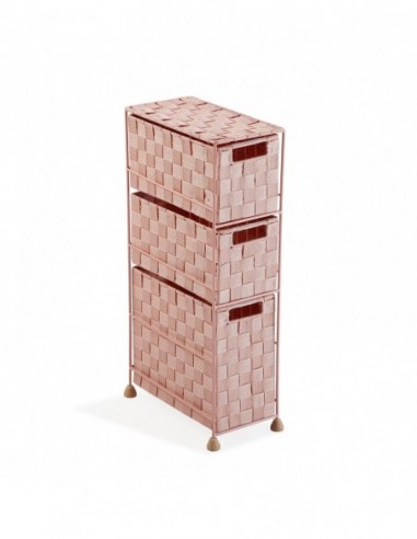 MUEBLE BAÑO 3 CAJONES ROSA
