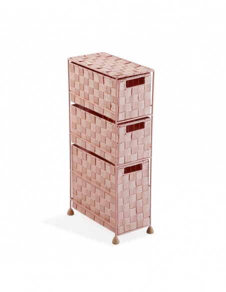 MUEBLE BAÑO 3 CAJONES ROSA