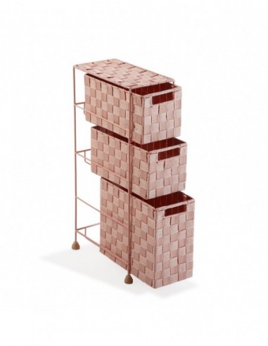 MUEBLE BAÑO 3 CAJONES ROSA
