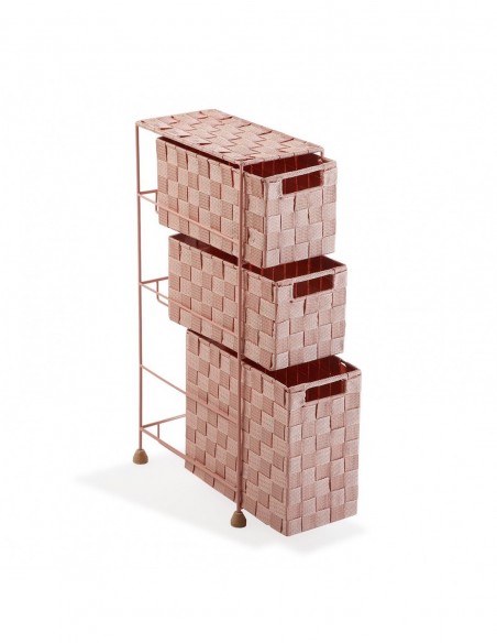 MUEBLE BAÑO 3 CAJONES ROSA