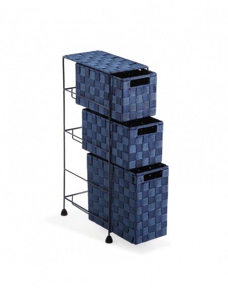 MUEBLE BAÑO 3 CAJONES AZUL
