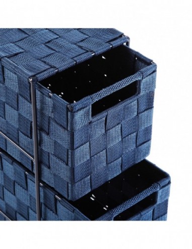 MUEBLE BAÑO 3 CAJONES AZUL