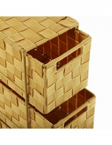 MUEBLE BAÑO 3 CAJONES MOSTAZA