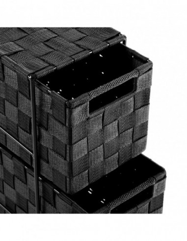MUEBLE BAÑO 3 CAJONES NEGRA MUEBLE BAÑO 3 CAJONES NEGRA