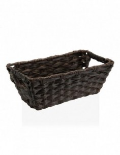 CESTA CON ASAS  MARRON OSCURO