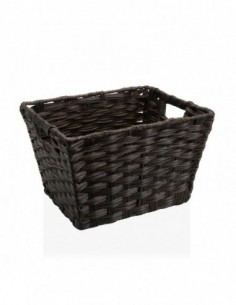 CESTA CON ASAS MARRON OSCURO