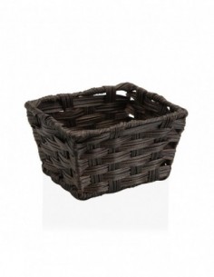 CESTA CON ASAS  MARRON OSCURO