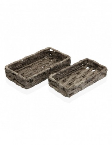SET 2 CESTAS GRIS