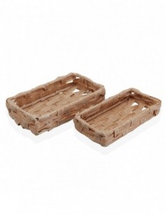 SET 2 CESTAS COLOR NATURAL