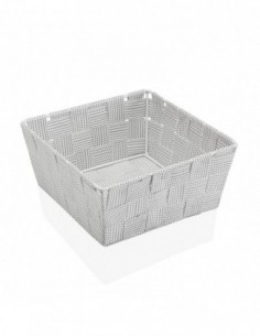 CESTA MEDIANA BLANCA CON PUNTO