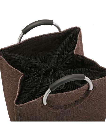 CESTA DE ROPA C/ASAS CHOCOLATE