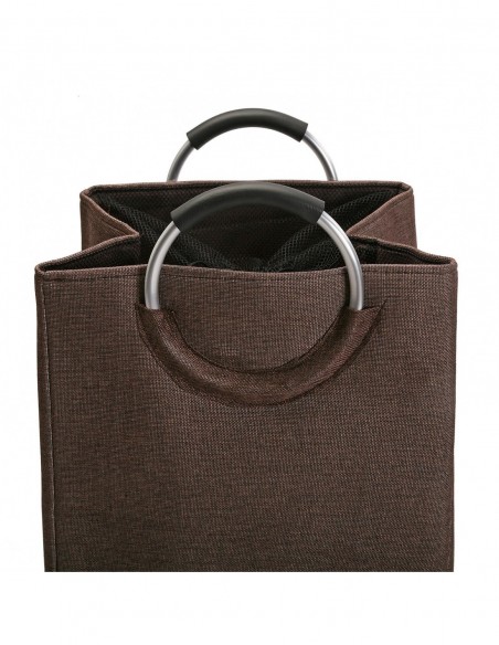 CESTA DE ROPA C/ASAS CHOCOLATE