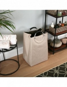 CESTA DE ROPA C/ASAS BEIGE 2