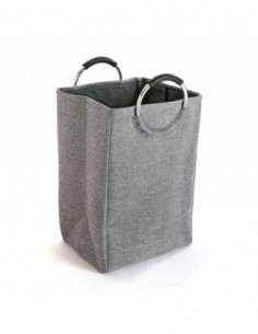 CESTA DE ROPA C/ASAS GRIS CLAR