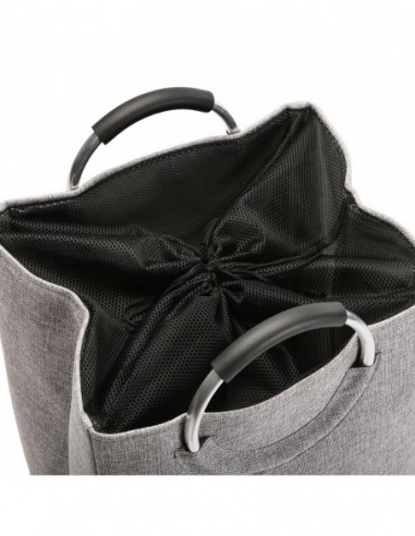 CESTA DE ROPA C/ASAS GRIS CLAR