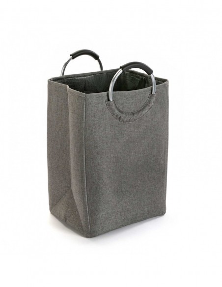 CESTA DE ROPA C/ASAS GRIS OSCU