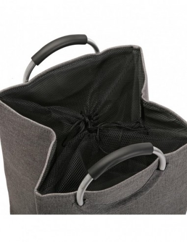 CESTA DE ROPA C/ASAS GRIS OSCU