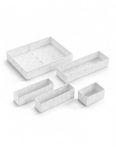 SET 5 CESTAS BLANCAS