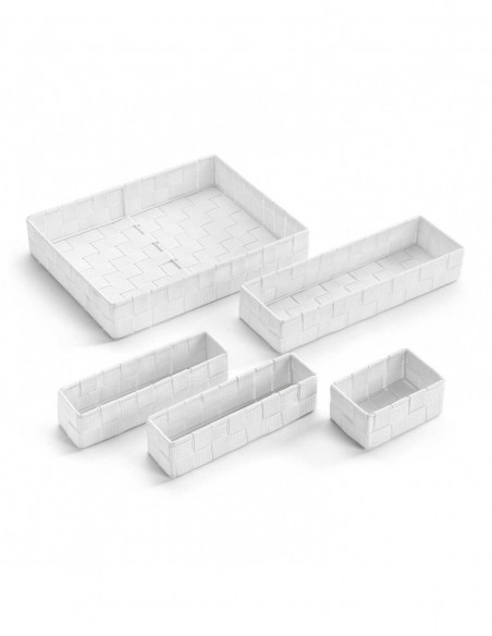 SET 5 CESTAS BLANCAS