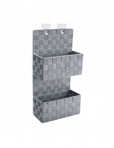 CESTA DOBLE DE COLGAR GRIS CLA CESTA DOBLE DE COLGAR GRIS CLA