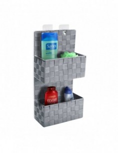 CESTA DOBLE DE COLGAR GRIS CLA 2