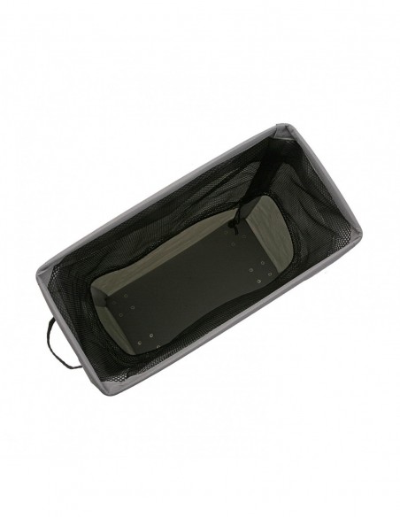 CESTO ROPA RECTA. GRIS RUEDAS