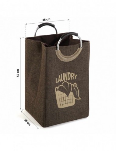CESTO DE ROPA LAUNDRY CHOCO