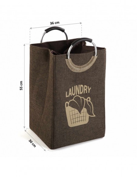 CESTO DE ROPA LAUNDRY CHOCO
