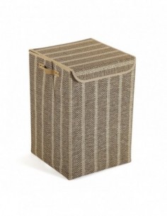 CESTO CON TAPA BEIGE