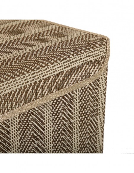 CESTO CON TAPA BEIGE