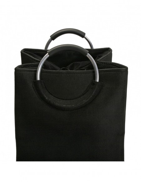 CESTA DE ROPA C/ASAS NEGRA