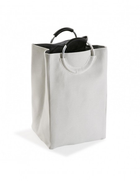 CESTA DE ROPA C/ASAS BLANCA