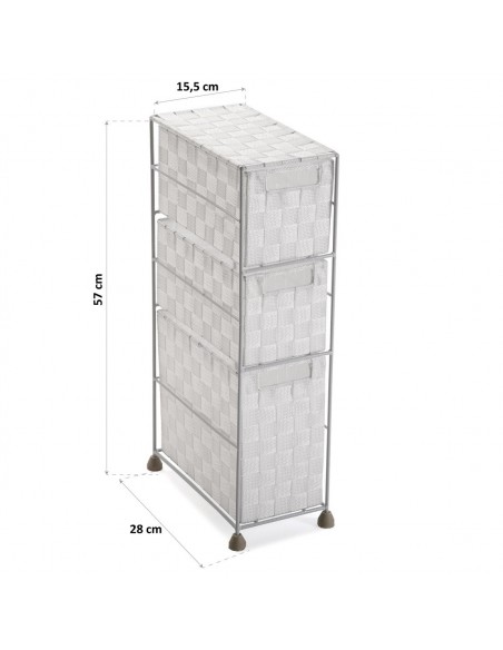 MUEBLE BAÑO 3 CAJONES BLANCO