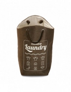 CESTO ROPA C/ ASA CHOCOLATE