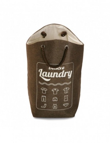 CESTO ROPA C/ ASA CHOCOLATE