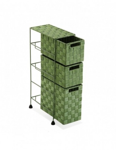 MUEBLE BAÑO 3 CAJONES VERDE